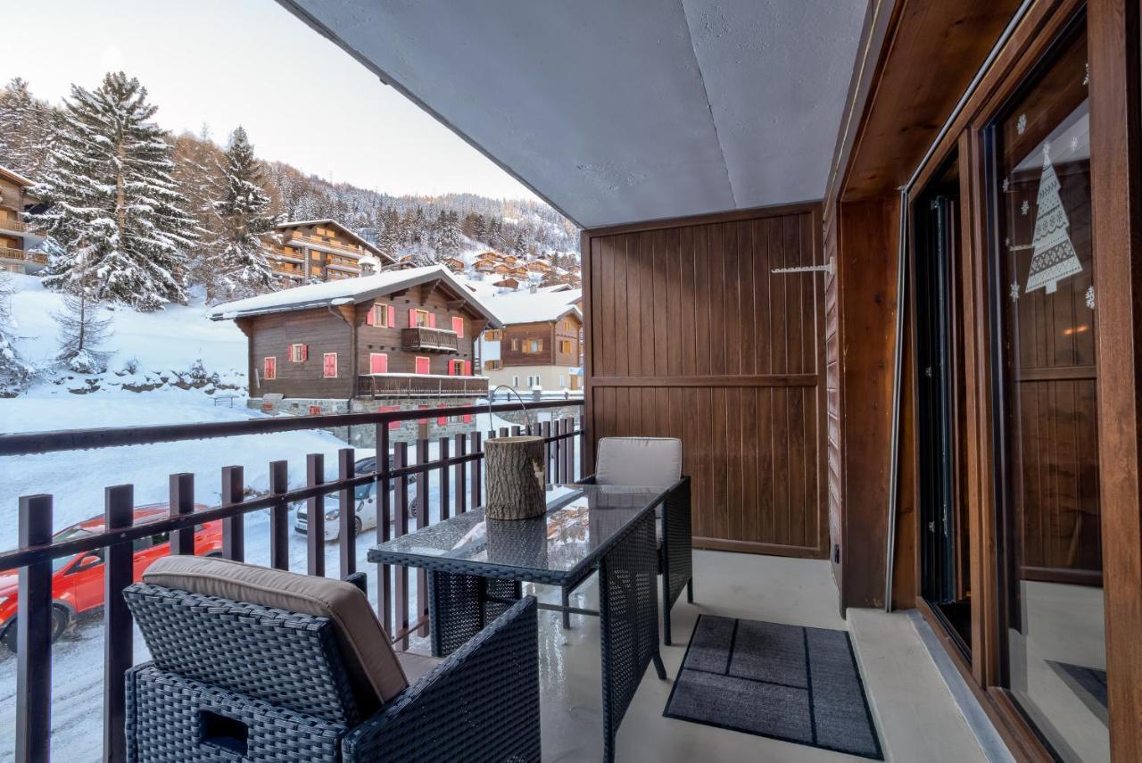 Appartement O Bouleau La Tzoumaz Extérieur photo